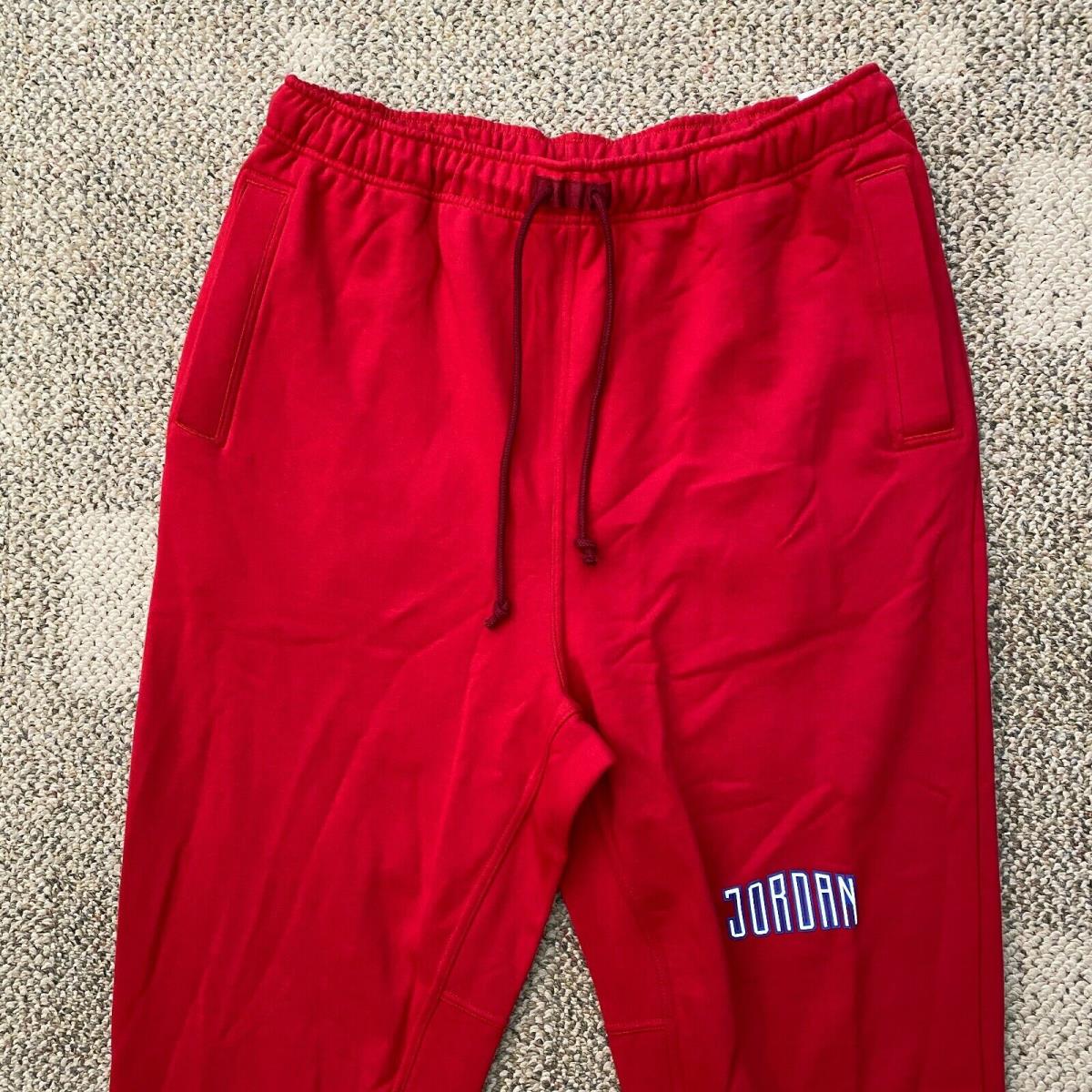 Nike Jordan Men`s Xxl Sport Dna Jogger Athletic Sweat Pants Gym Red DM3231-687