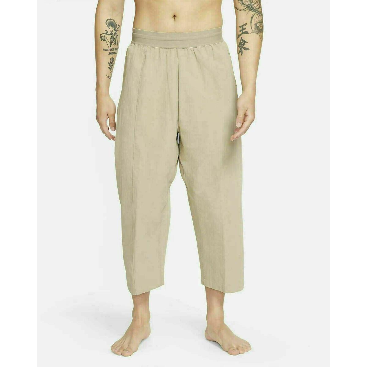 Men`s Nike Yoga Dri Fit Trousers Cropped Pants Joggers DD2118-247 Size S