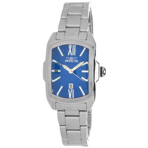 Invicta Women`s Watch Lupah Blue Dial Silver Stainless Steel Bracelet 39790 - Blue Dial, Silver Band
