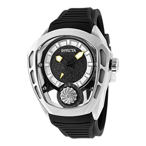 Invicta Men`s 35442 Akula Automatic 3 Hand Black Silver Dial Watch