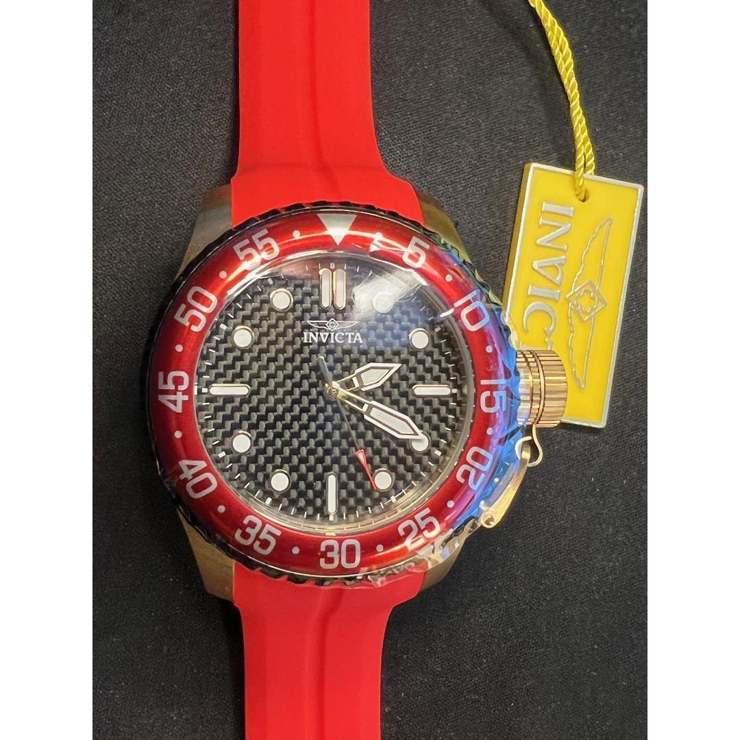 Invicta pro diver outlet red bezel