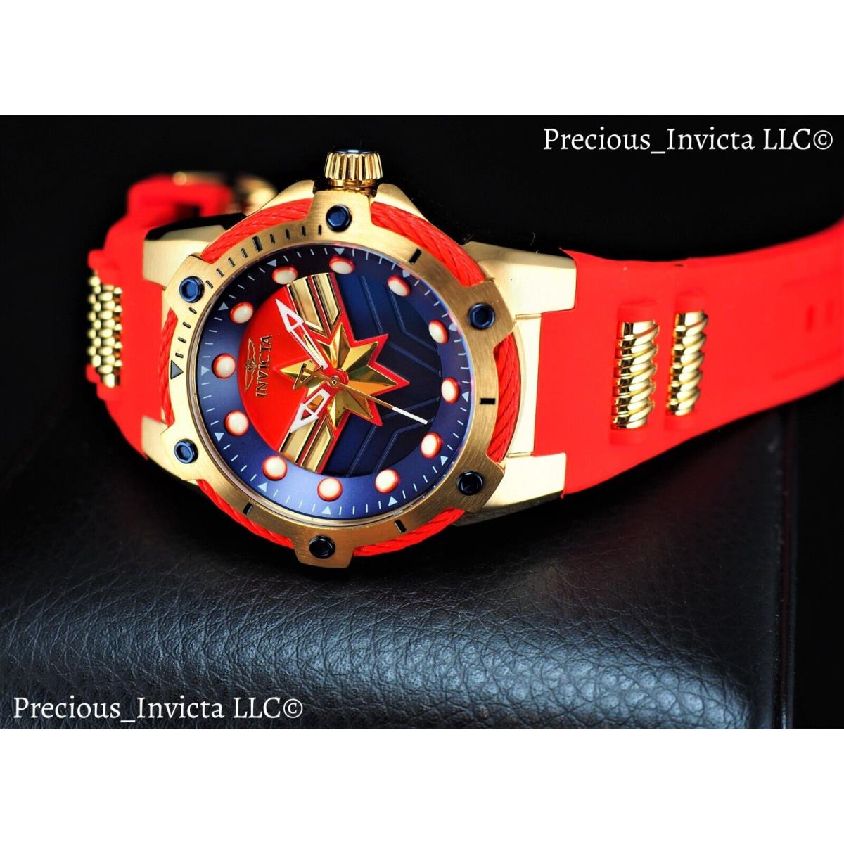 Invicta NFL New England Patriots Men's Watch - 53mm, Steel, Blue, Red (41432)