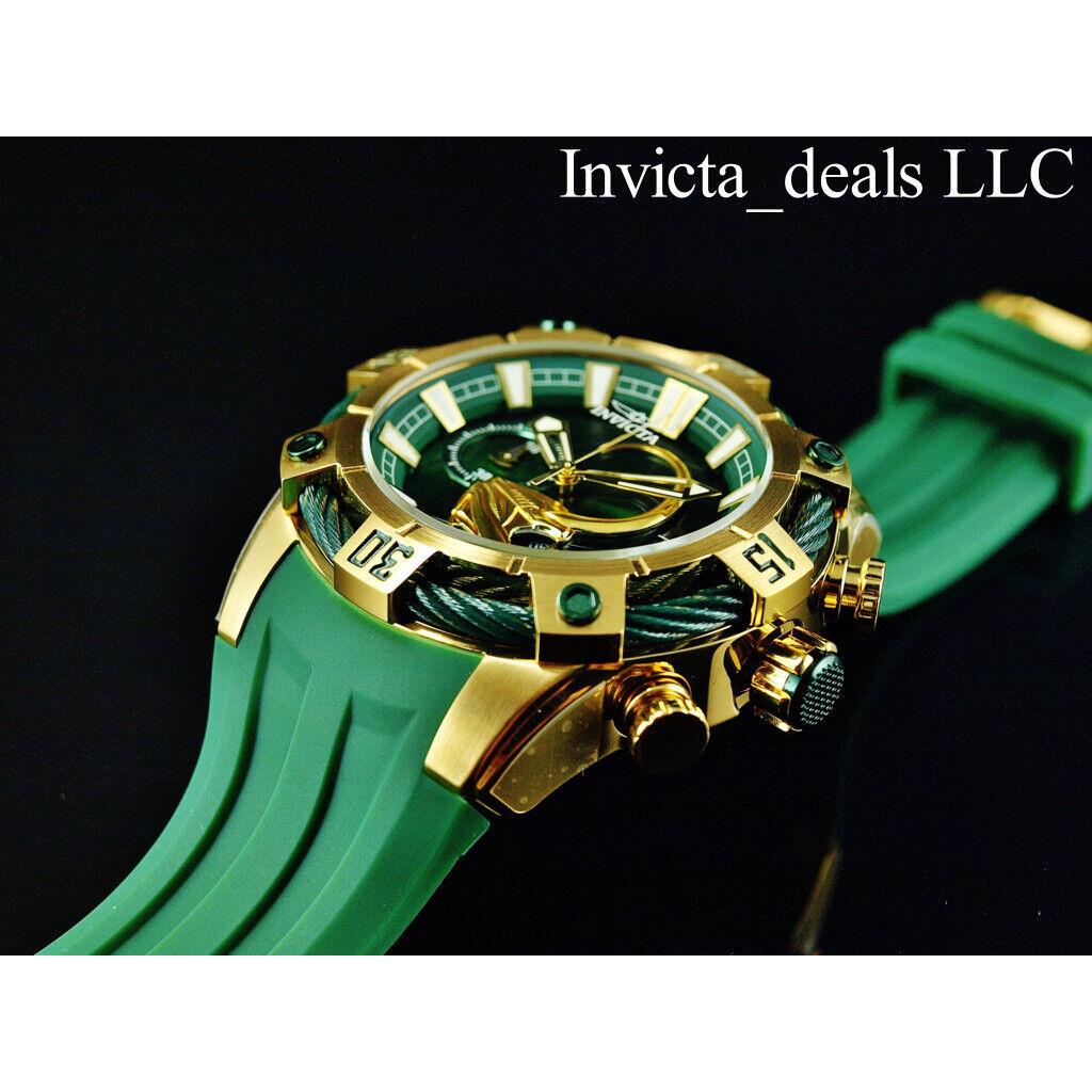 Invicta 37604 Marvel 52mm Loki Ltd Ed Quartz Chronograph Green Strap Watch  h84knxXFZn, メンズ腕時計 - panamericanschool-pa.net