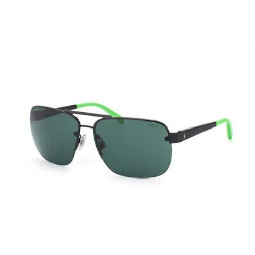 Polo by Ralph Lauren Men s Shiny Black Sunglasses