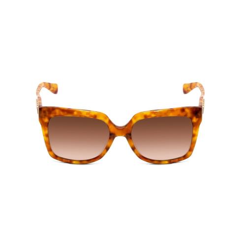 Michael Kors Cortina Sunglasses Tortoise Orange Yellow Gold/brown Gradient 55 mm - Frame: Multicolor, Lens: Multicolor