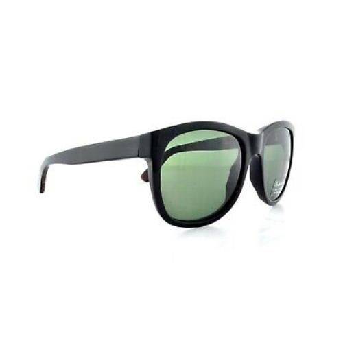 Ralph Lauren Round Modify Black Crystal Green Women Sunglasses RL 8072W 524752