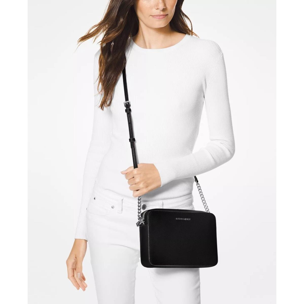 Jet set east west crossgrain leather crossbody hotsell