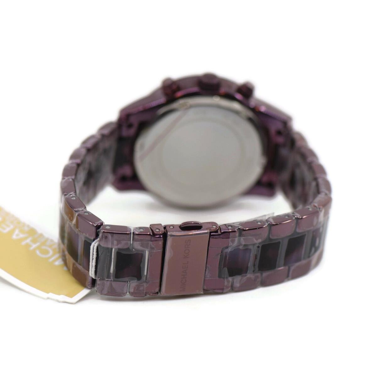 Michael Kors Ritz Stainless Steel Watch MK6720 - Dial: Purple, Band: Purple