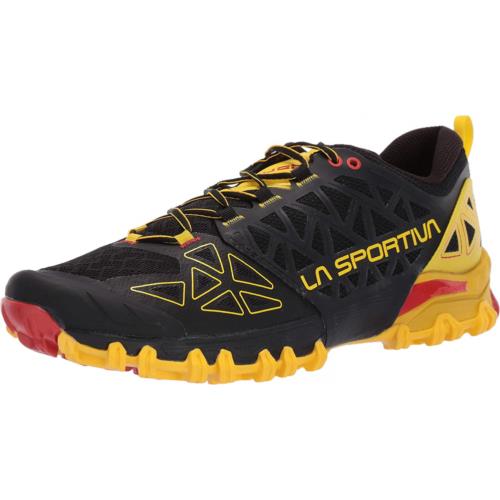 La Sportiva Mens Bushido II Trail Running Shoes Black/Yellow