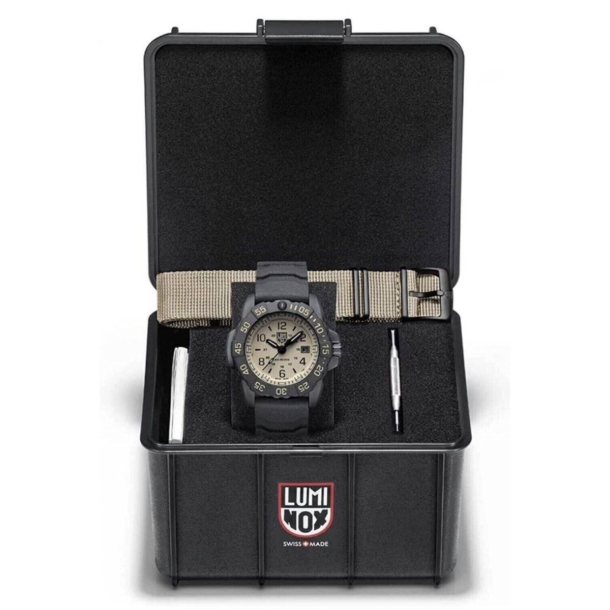 Luminox XS.3251.CBNSF.SET Navy Seal Foundation 45 Diver Watch Sapphire Crystal