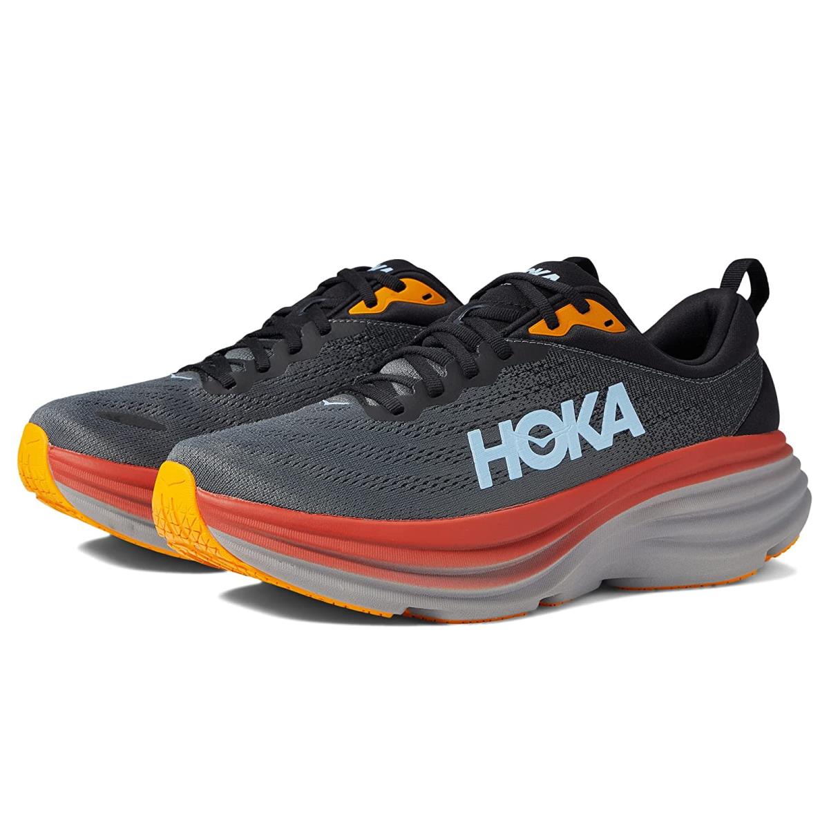 Man`s Sneakers Athletic Shoes Hoka Bondi 8 Anthracite/Castlerock