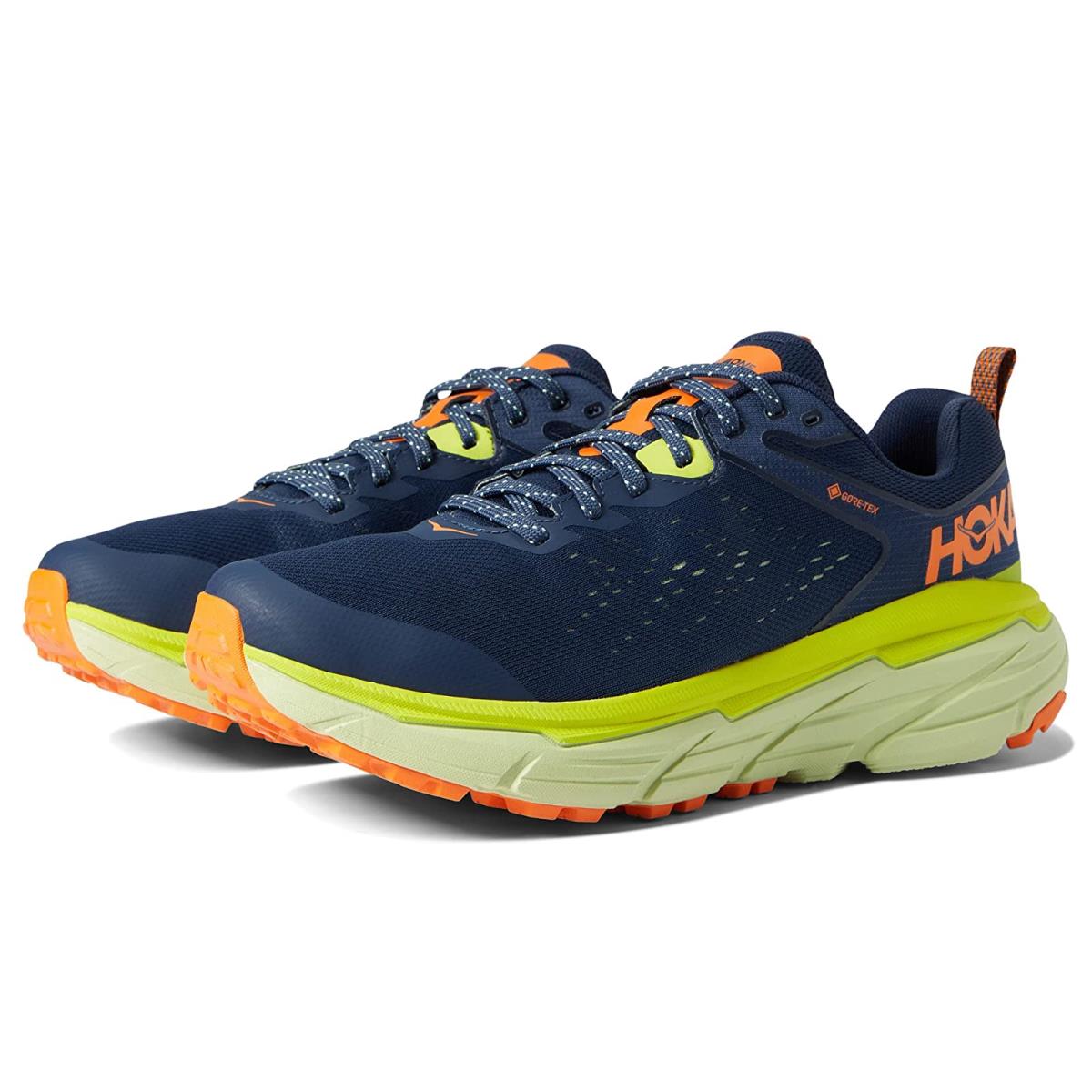 Man`s Sneakers Athletic Shoes Hoka Challenger Atr 6 Gore-tex Outer Space/Butterfly