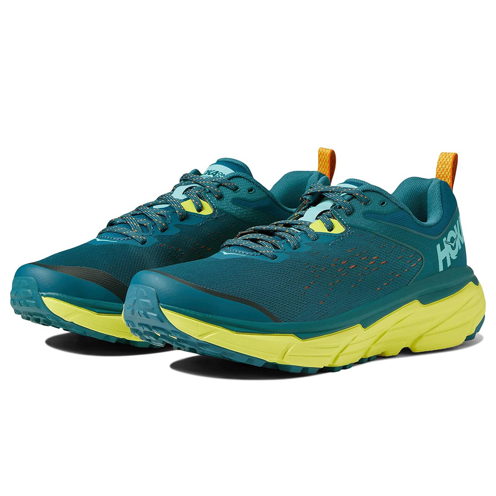 Man`s Sneakers Athletic Shoes Hoka Challenger Atr 6 Blue Coral/Evening Primrose