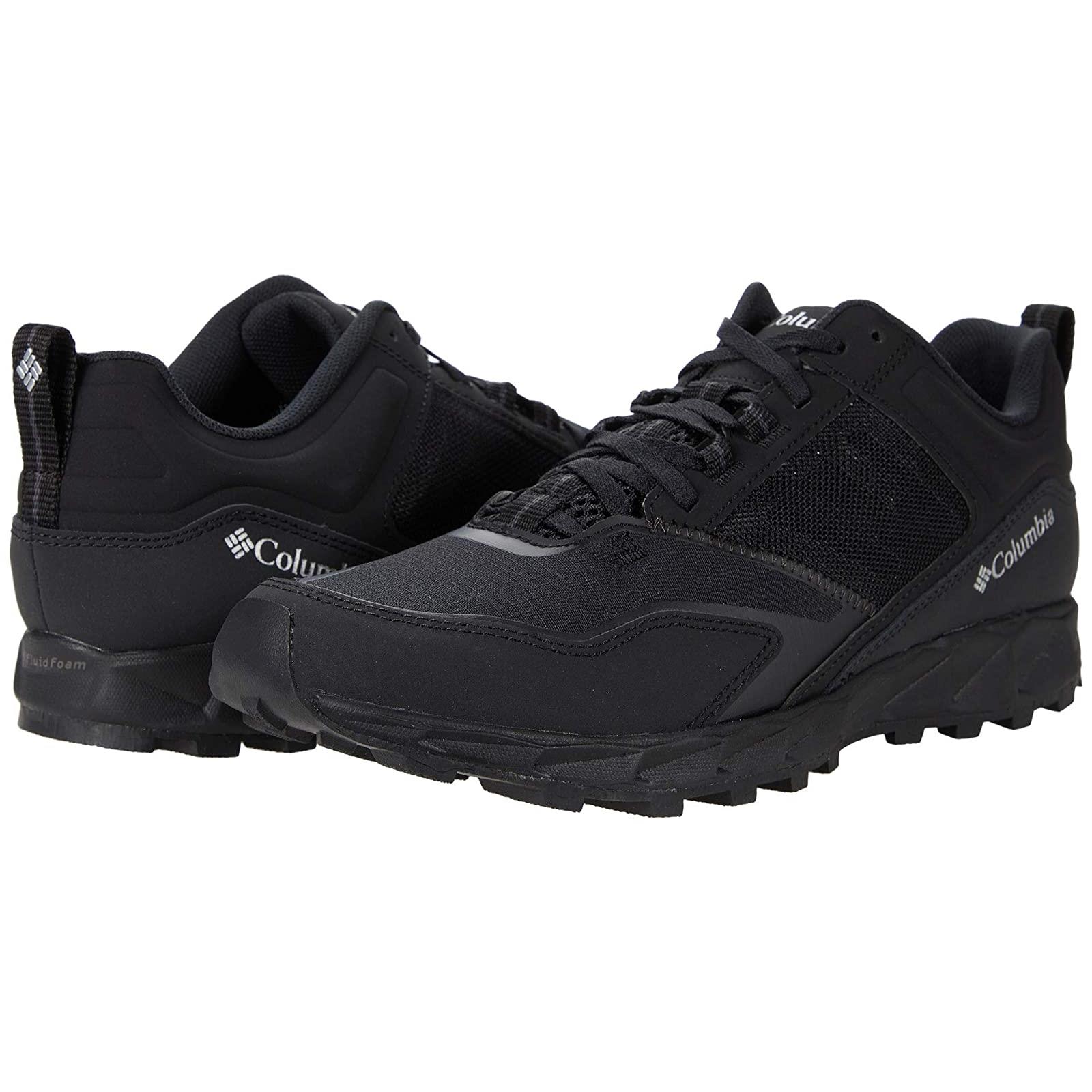 Man`s Sneakers Athletic Shoes Columbia Flow District Black/Dark Pewter