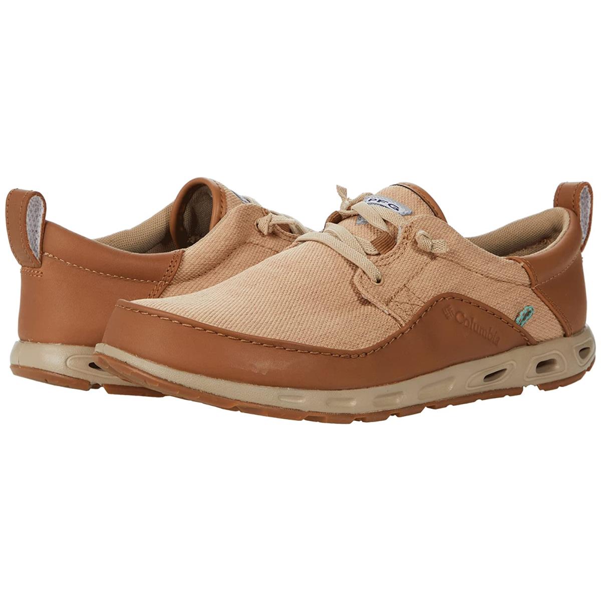Man`s Boat Shoes Columbia Bahama Vent Relaxed Dockside Pfg Beach/Elk