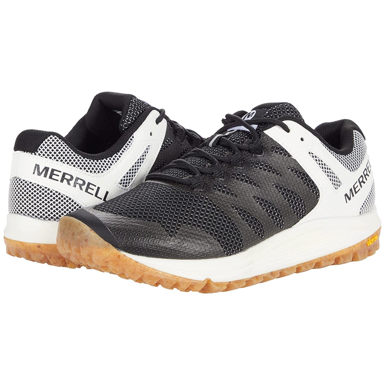 Man`s Sneakers Athletic Shoes Merrell Nova 2 Solution Dye Black/White