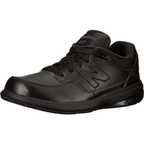 Balance Men`s 813 V1 Walking Shoes Leather Lace UP sz 12- 13 N Black MW813BK