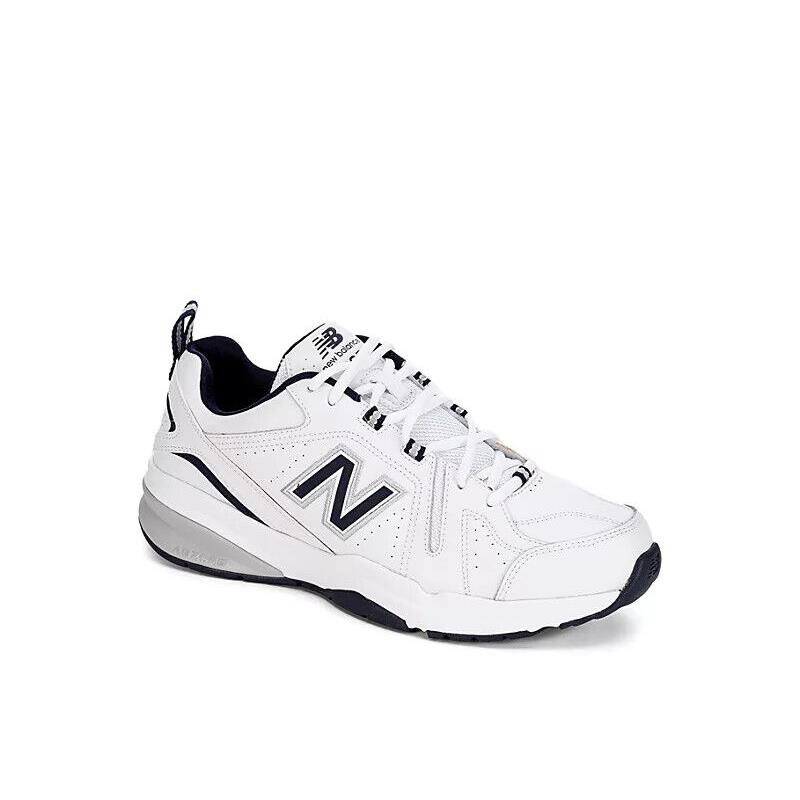 New Balance Mens 608 V5 Casual Walking Shoe Sneaker White