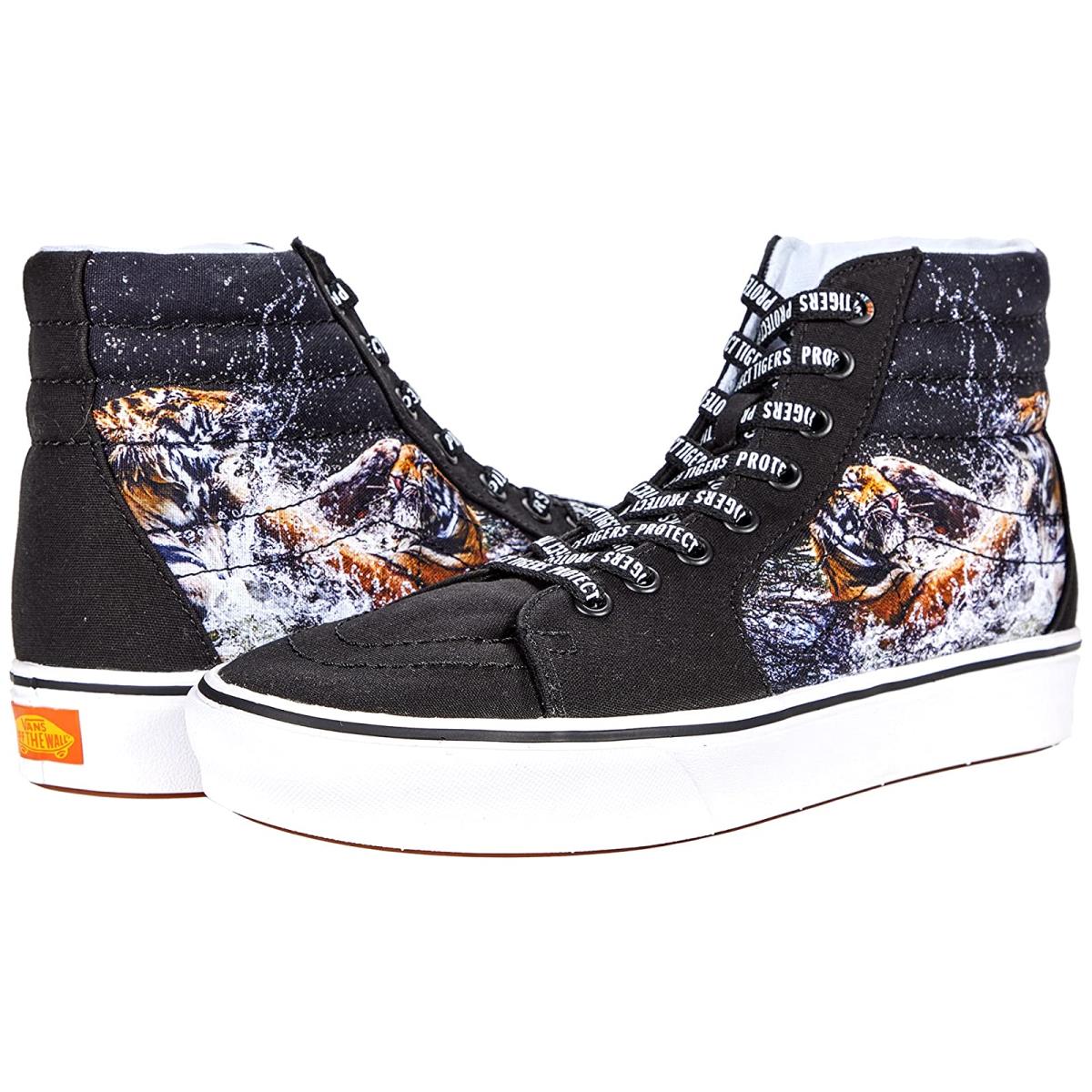 Unisex Sneakers Athletic Shoes Vans Vans X Project Cat Sneaker Collection (Discovery) Project Cat/Playing Tigers (CC SK8-Hi)