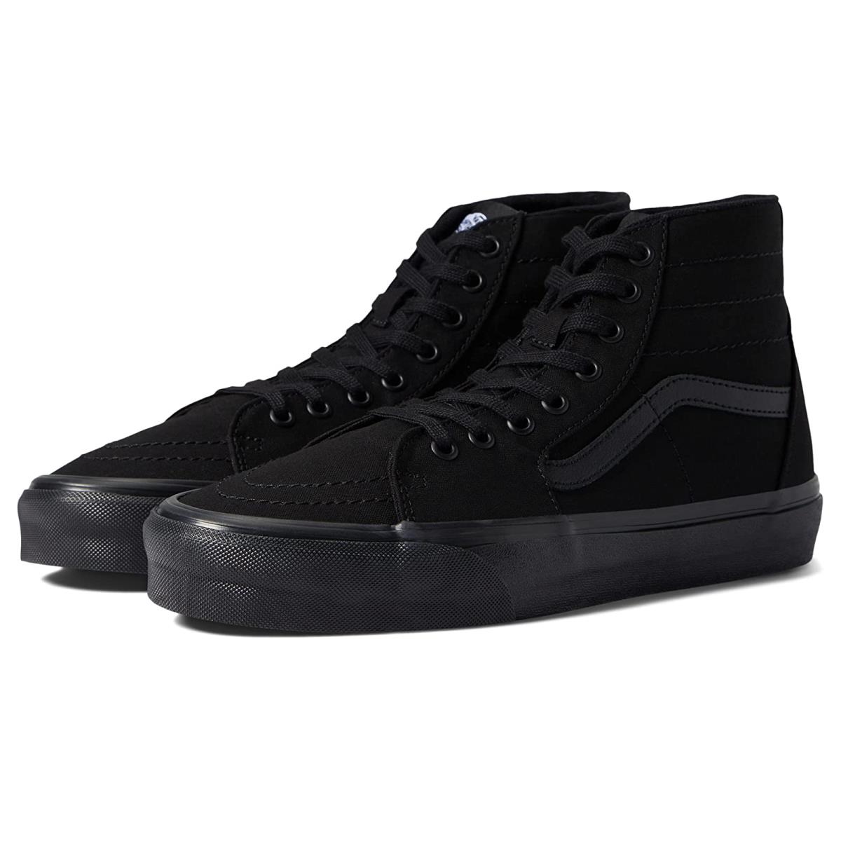 Unisex Sneakers Athletic Shoes Vans Sk8-Hi Tapered Canvas Black