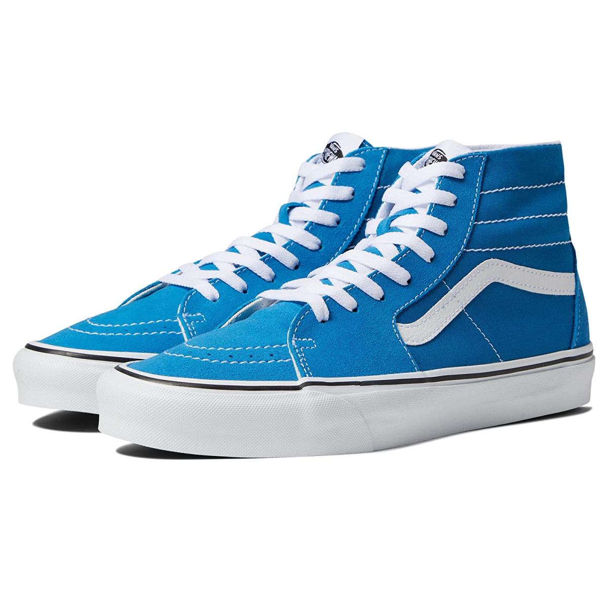 Unisex Sneakers Athletic Shoes Vans Sk8-Hi Tapered Color Theory Mediterranian Blue