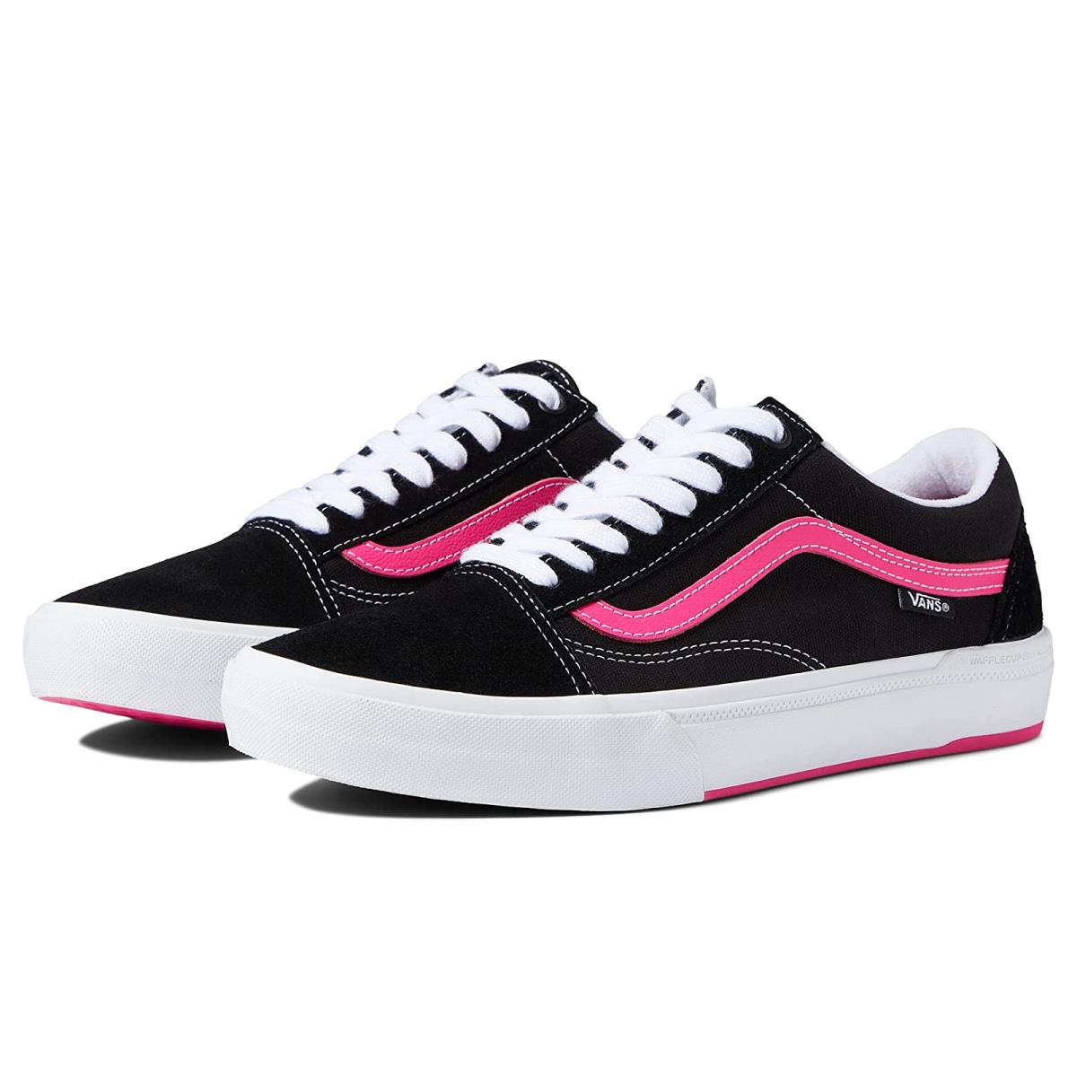 Man`s Sneakers Athletic Shoes Vans Bmx Old Skool Black/Neon Pink