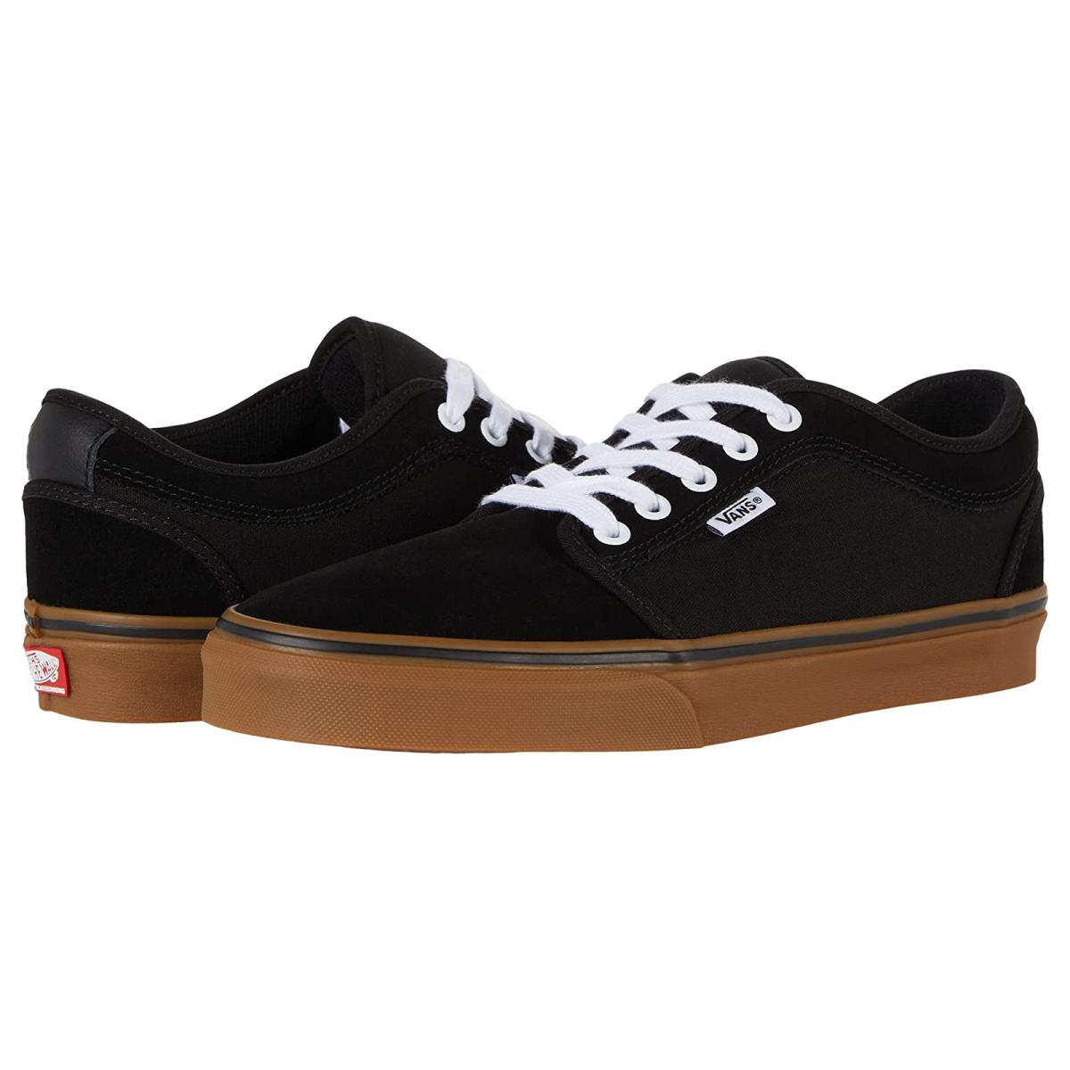 Man`s Sneakers Athletic Shoes Vans Skate Chukka Low Black/Black/Gum