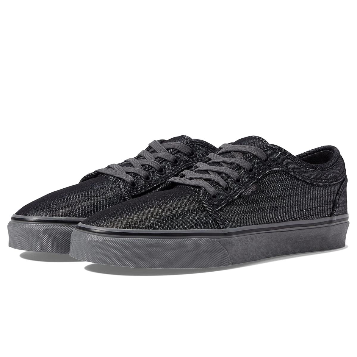 Man`s Sneakers Athletic Shoes Vans Skate Chukka Low Black/Grey/Denim