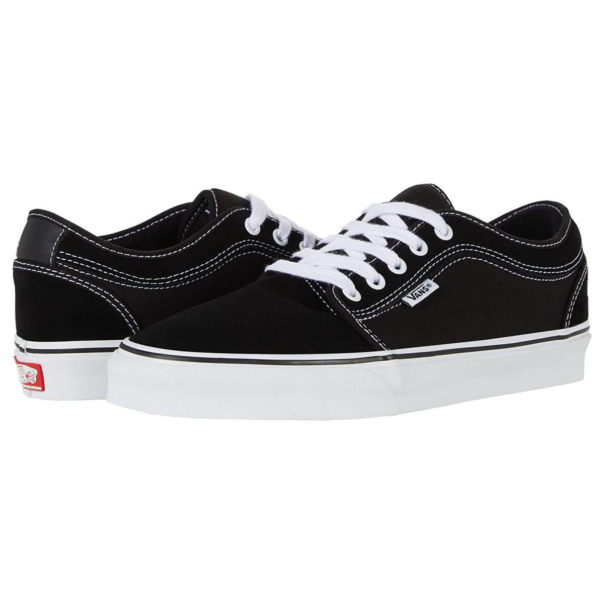 Man`s Sneakers Athletic Shoes Vans Skate Chukka Low Black/White