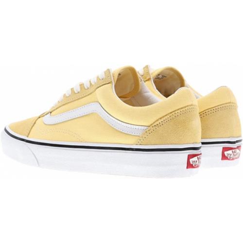Vans Unisex Old Skool Classic Skate Shoes Golden Haze/True White