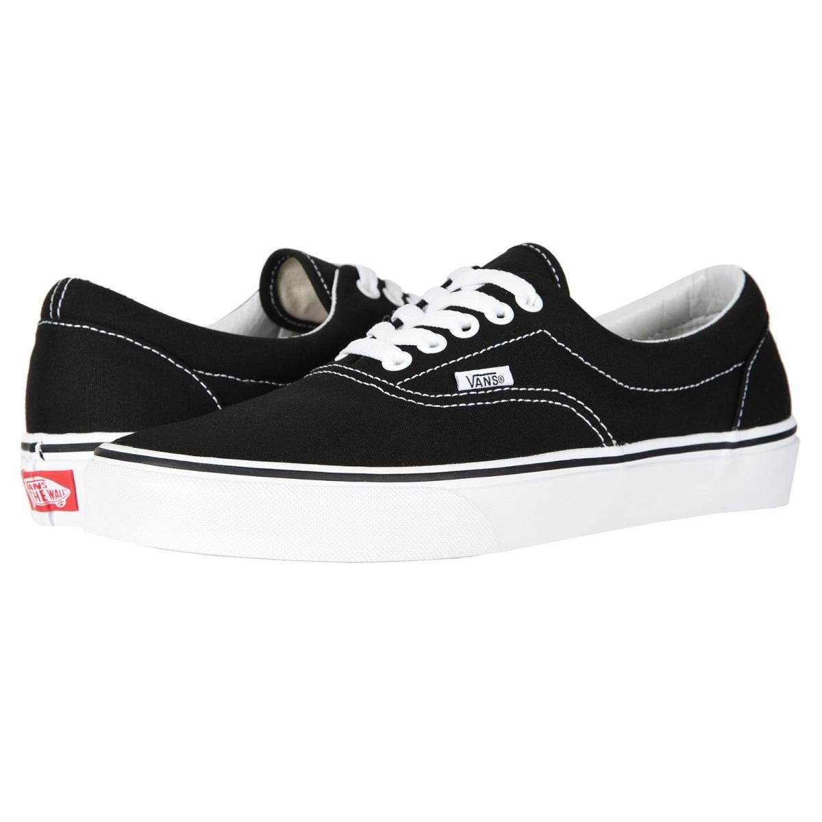 Unisex Sneakers Athletic Shoes Vans Era Core Classics Black