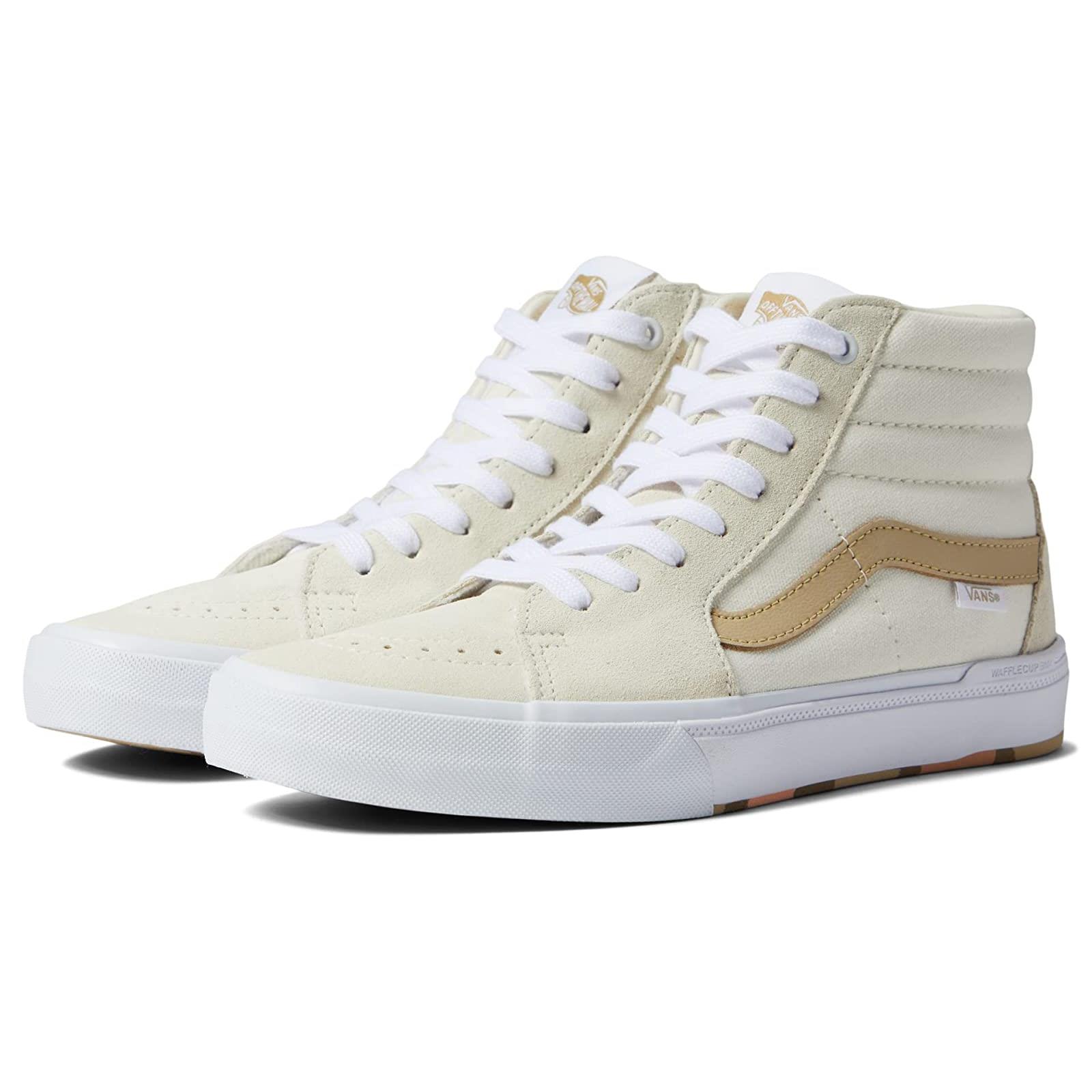Man`s Sneakers Athletic Shoes Vans Bmx Sk8-Hi (Angie Marino) Antique/Taupe