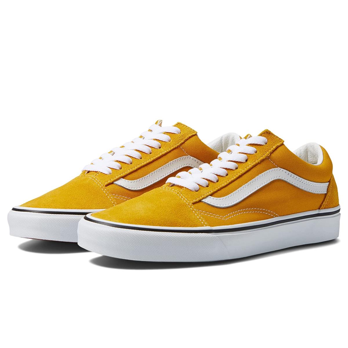 Unisex Sneakers Athletic Shoes Vans Old Skool Color Theory Golden Yellow