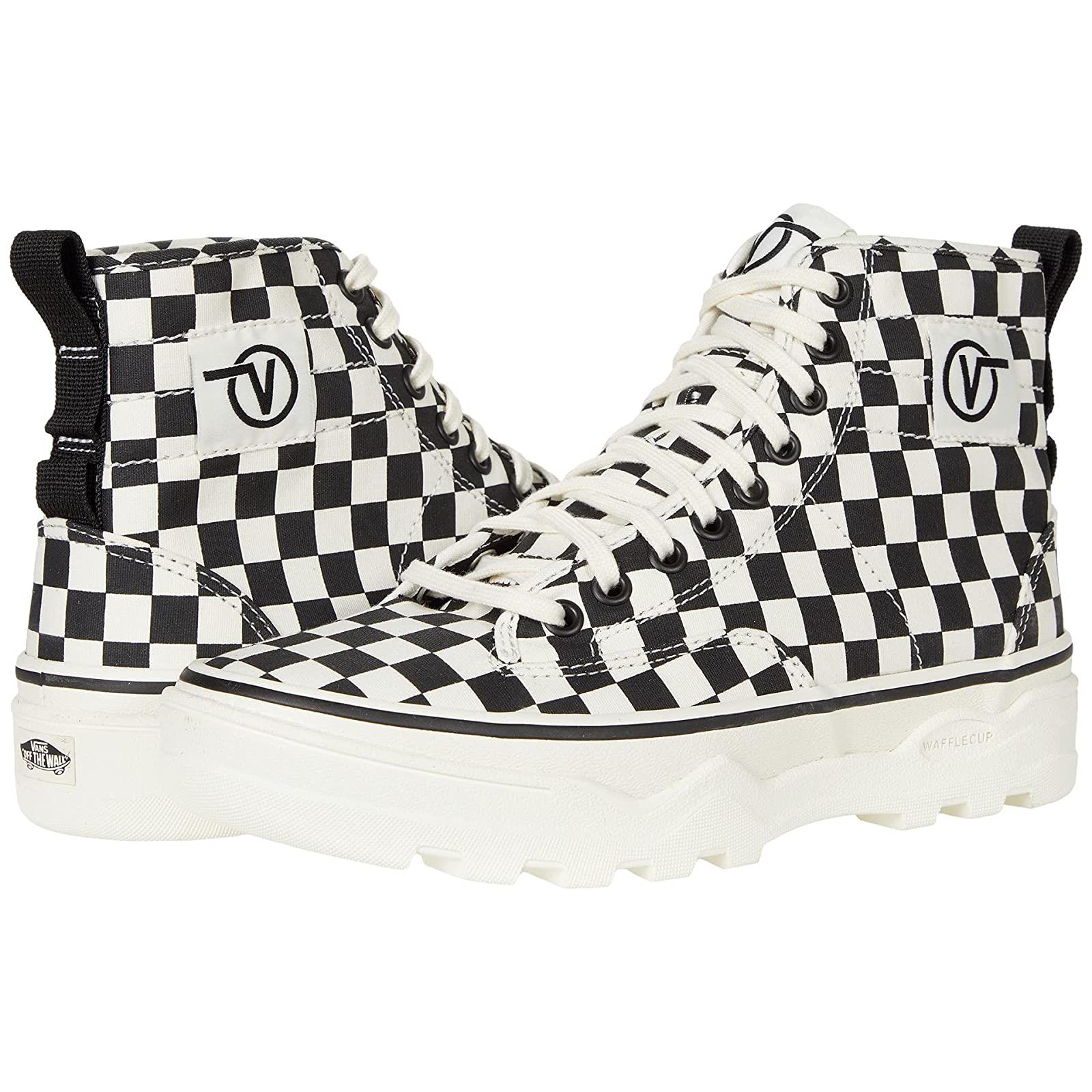 Unisex Sneakers Athletic Shoes Vans Sentry WC (Canvas) Checkerboard/Marshmallow