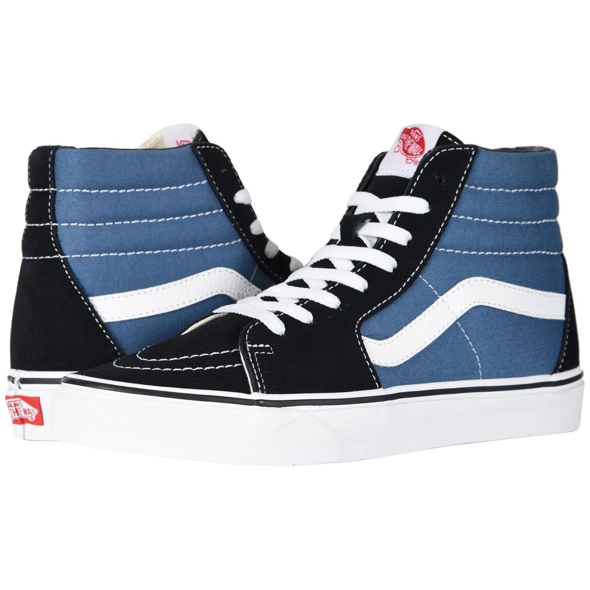 Unisex Sneakers Athletic Shoes Vans SK8-Hi Core Classics Navy