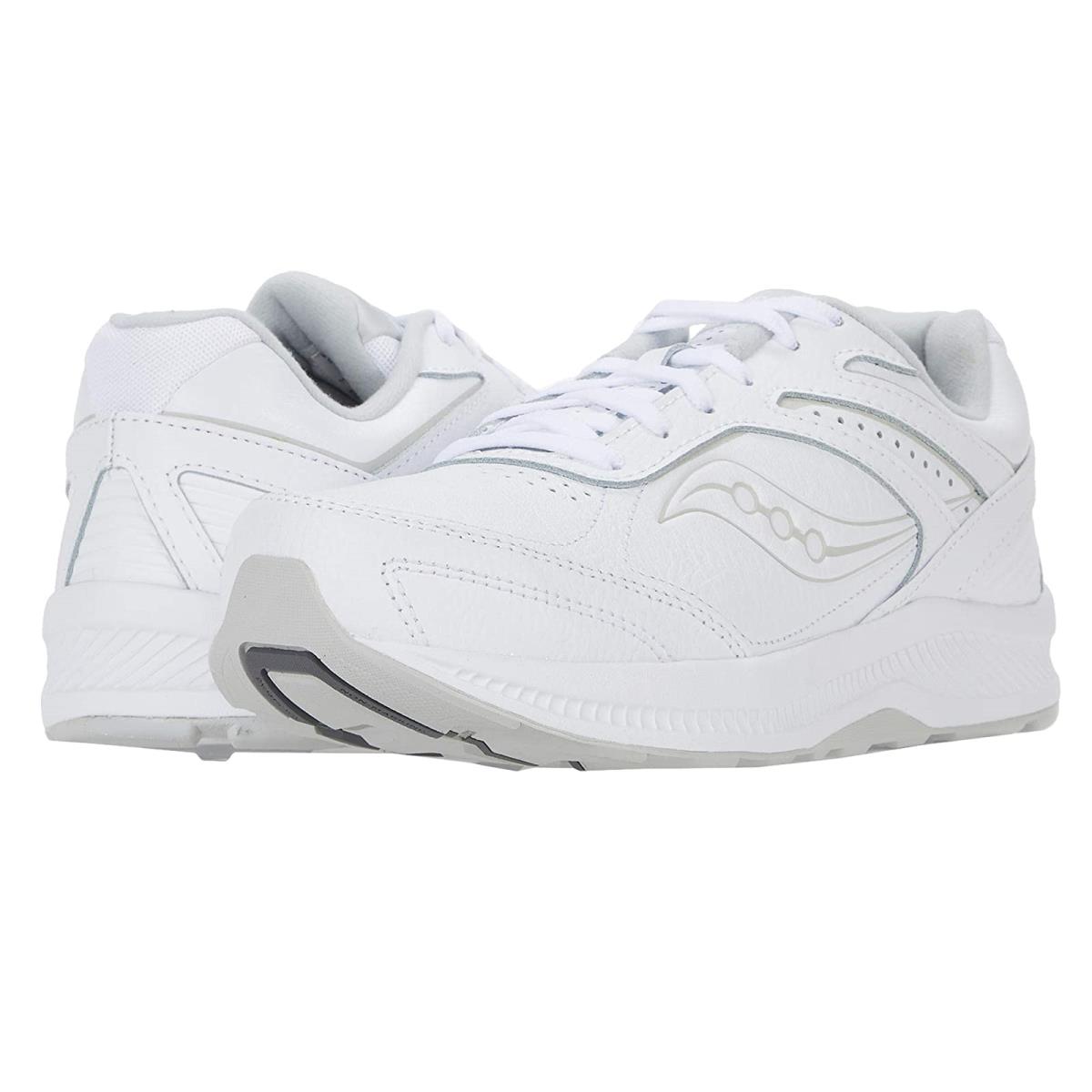 Woman`s Sneakers Athletic Shoes Saucony Echelon Walker 3 White