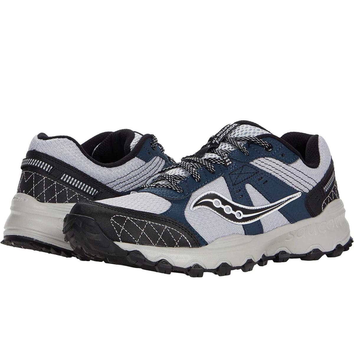 Man`s Sneakers Athletic Shoes Saucony Grid Raptor TR 2 Grey/Blue
