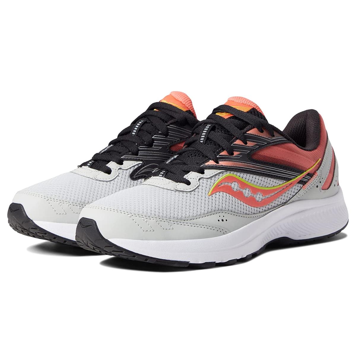 Woman`s Sneakers Athletic Shoes Saucony Cohesion 15 Fog/Sunstone