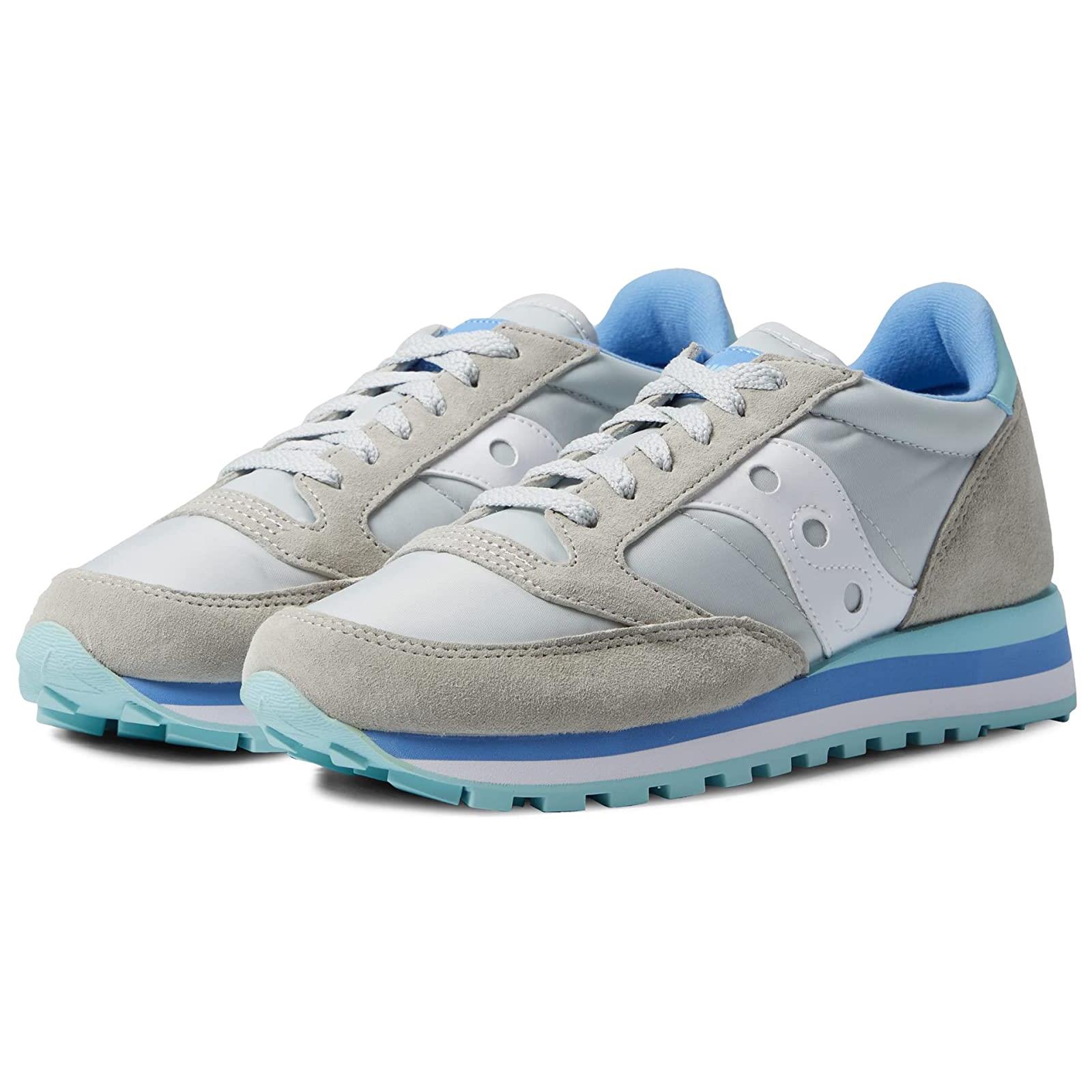 Woman`s Sneakers Athletic Shoes Saucony Originals Jazz Triple Grey/Blue