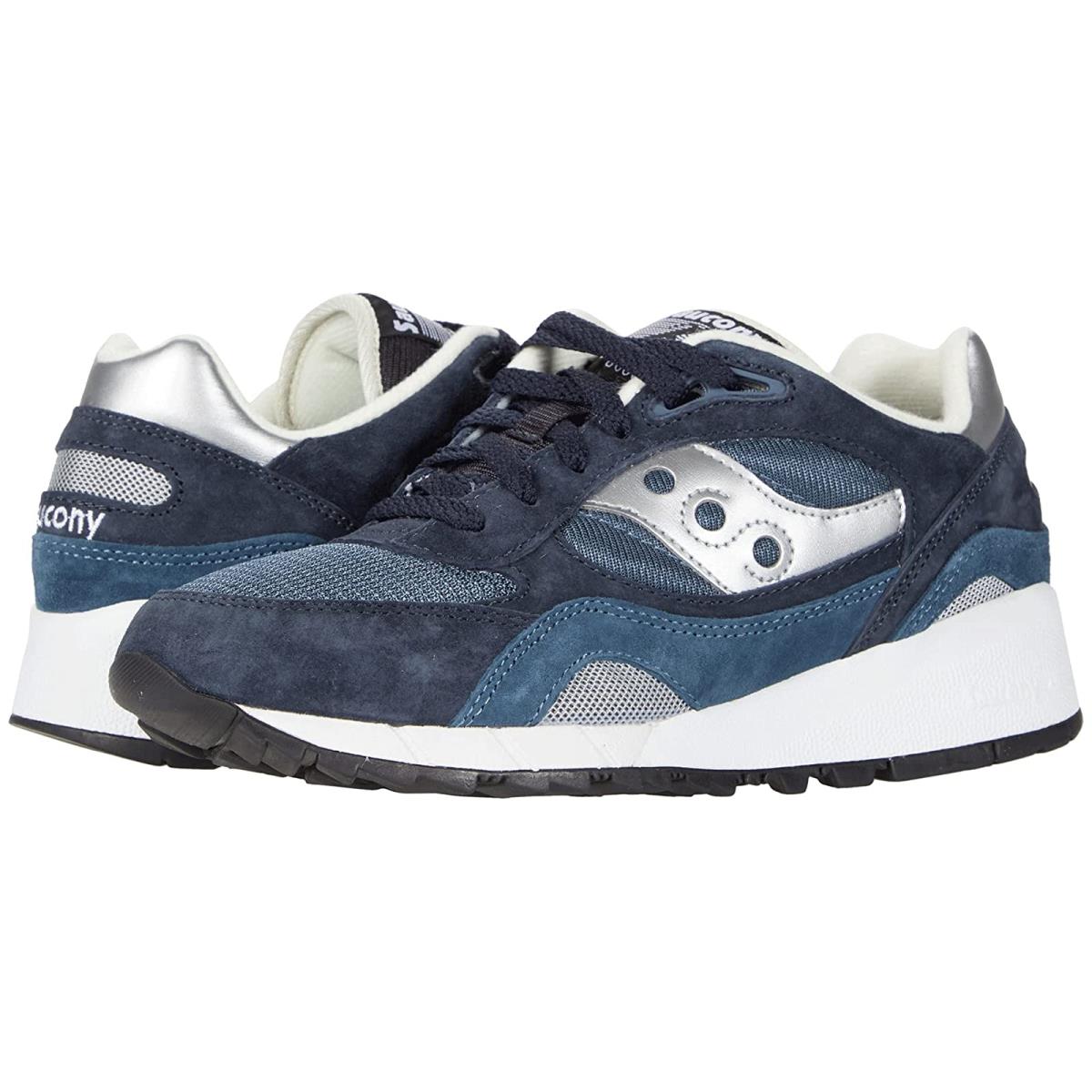Unisex Sneakers Athletic Shoes Saucony Originals Shadow 6000 Navy/Silver