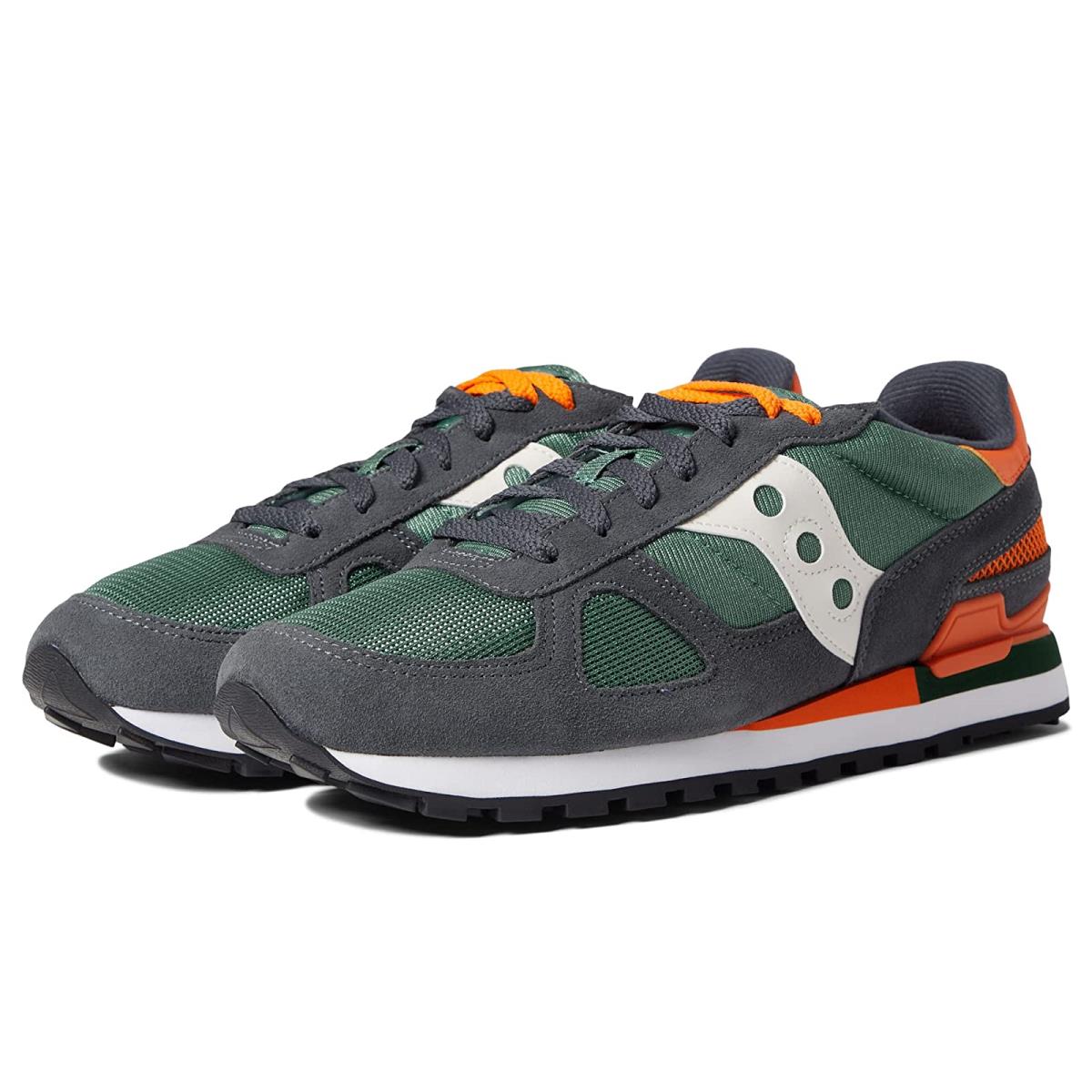 Unisex Sneakers Athletic Shoes Saucony s Shadow Dark Grey/Green