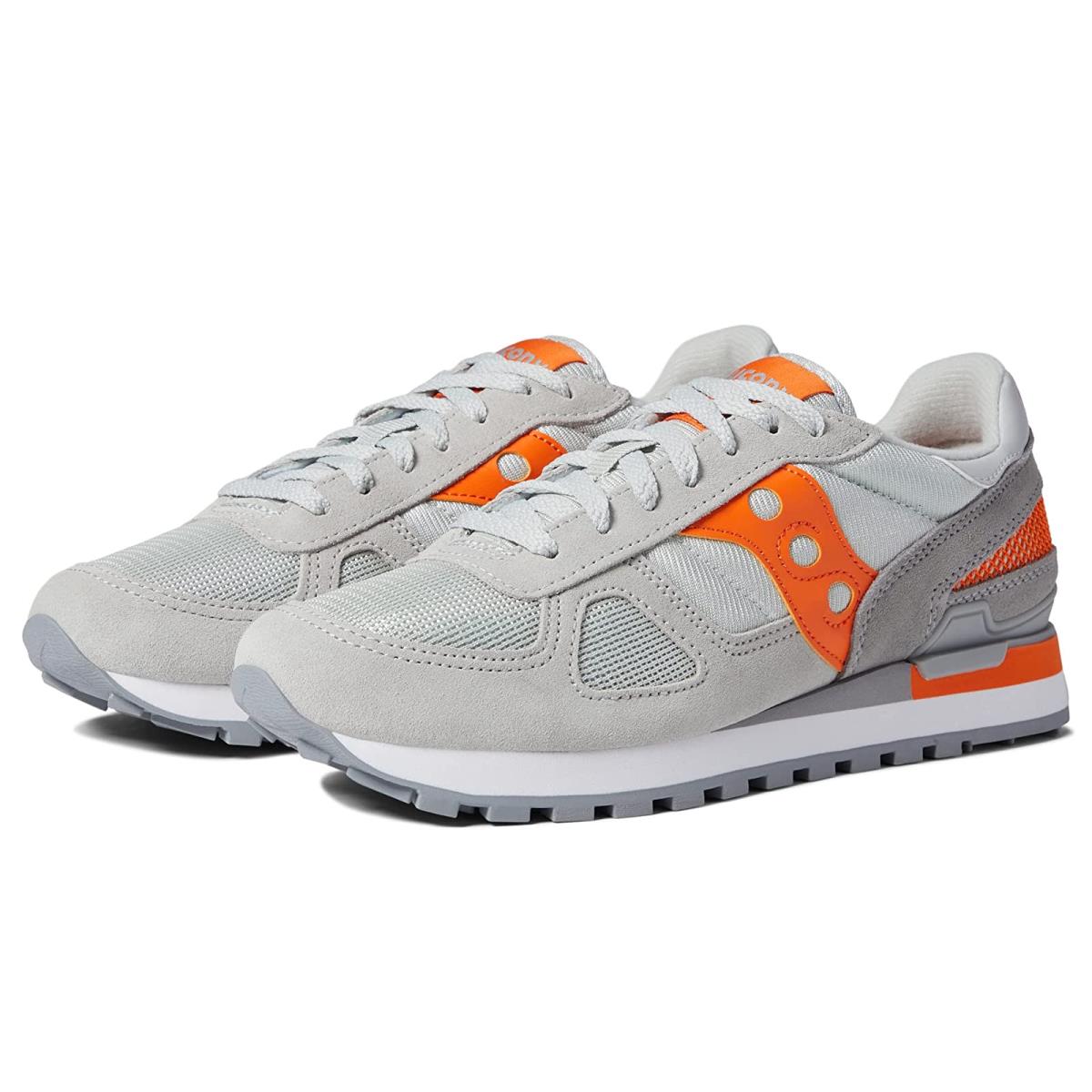 Unisex Sneakers Athletic Shoes Saucony s Shadow Gray/Orange