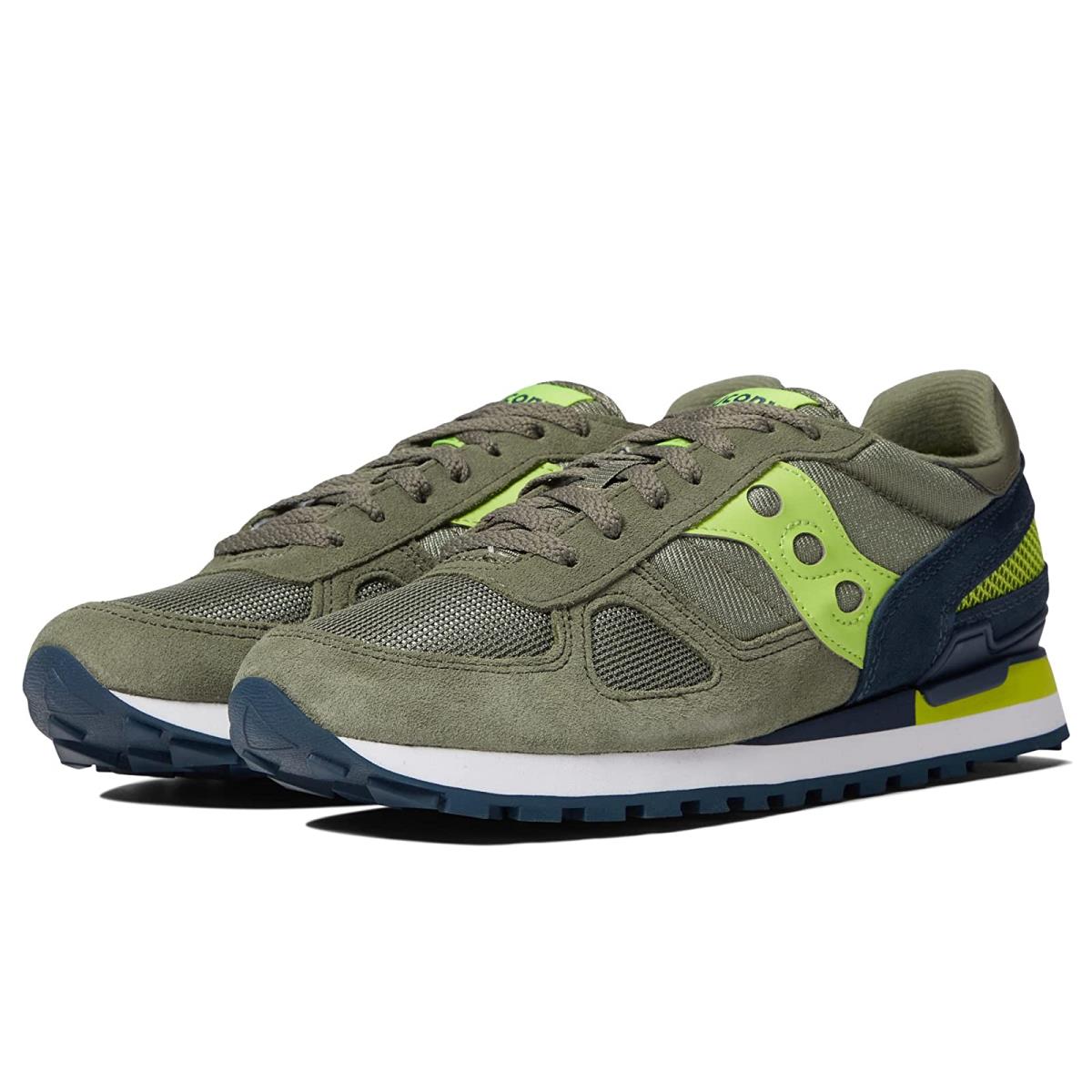 Unisex Sneakers Athletic Shoes Saucony s Shadow Green/Lime