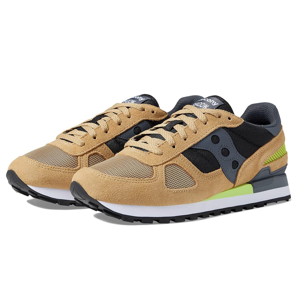 Unisex Sneakers Athletic Shoes Saucony s Shadow Khaki/Grey