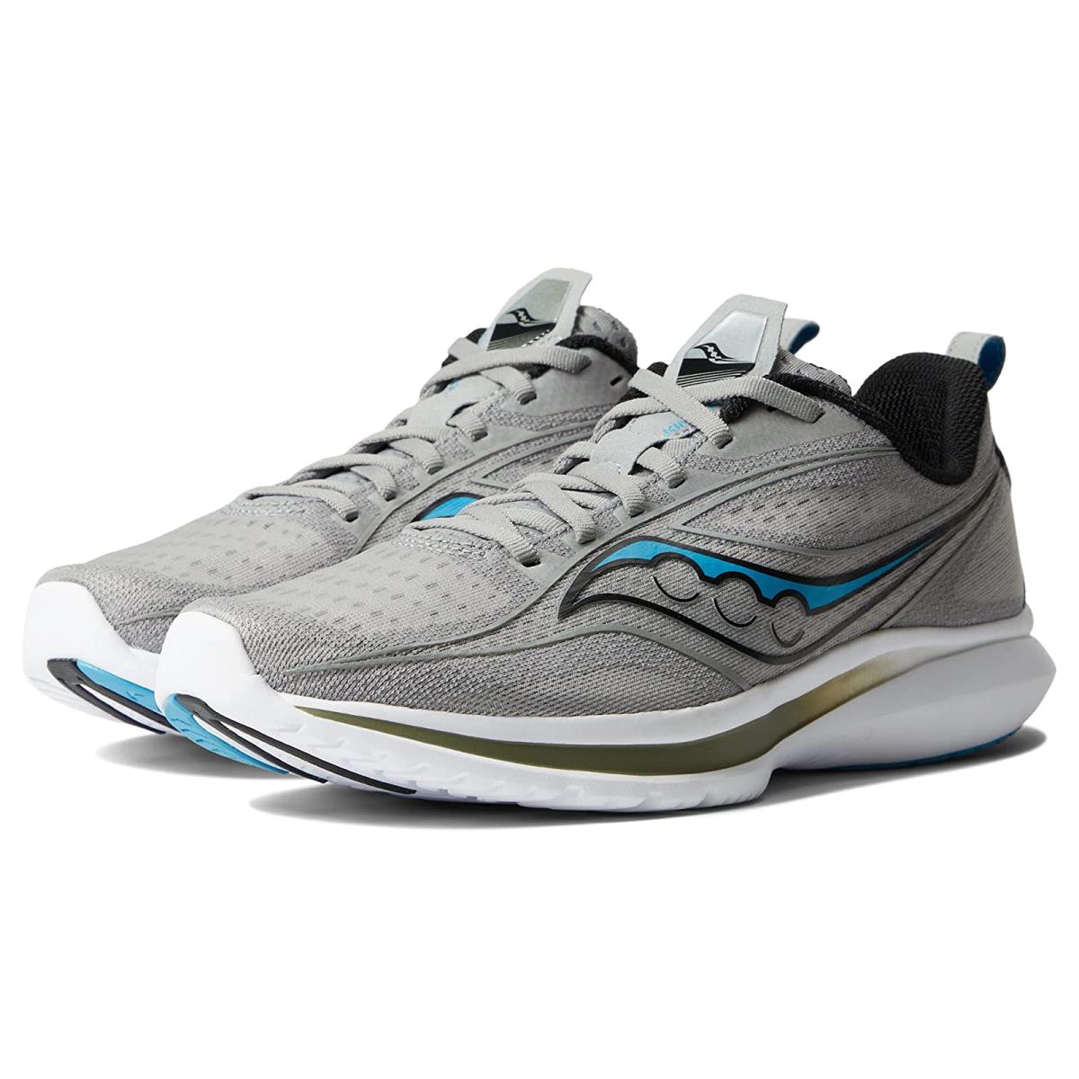 Man`s Sneakers Athletic Shoes Saucony Kinvara 13 Alloy/Topaz