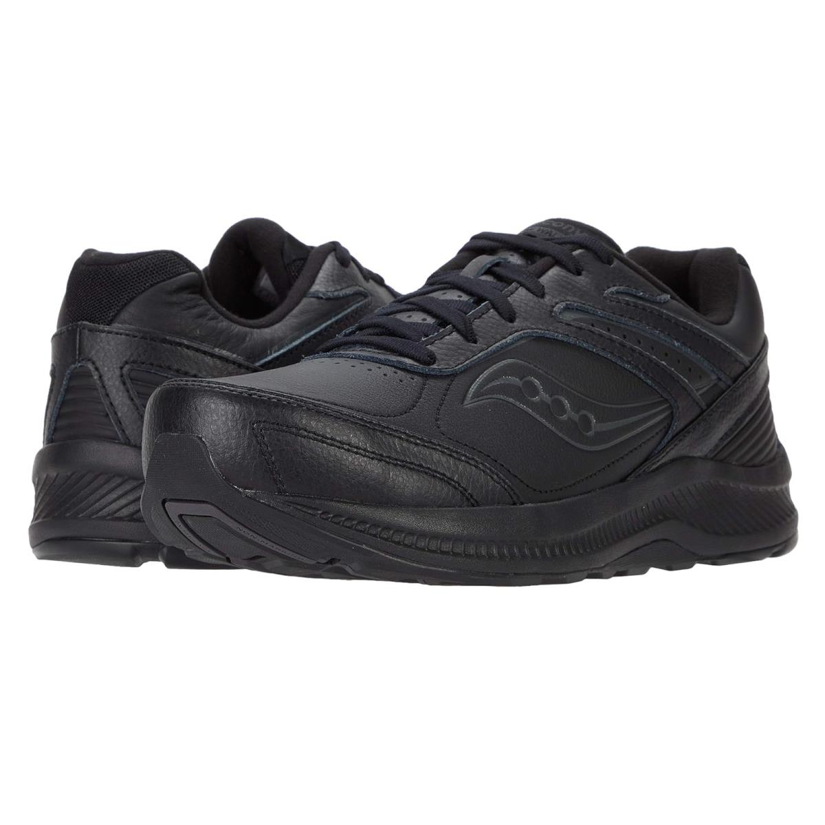 Man`s Sneakers Athletic Shoes Saucony Echelon Walker 3 Black