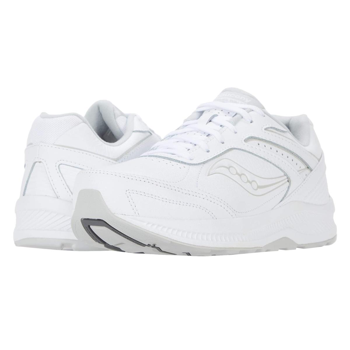 Man`s Sneakers Athletic Shoes Saucony Echelon Walker 3 White
