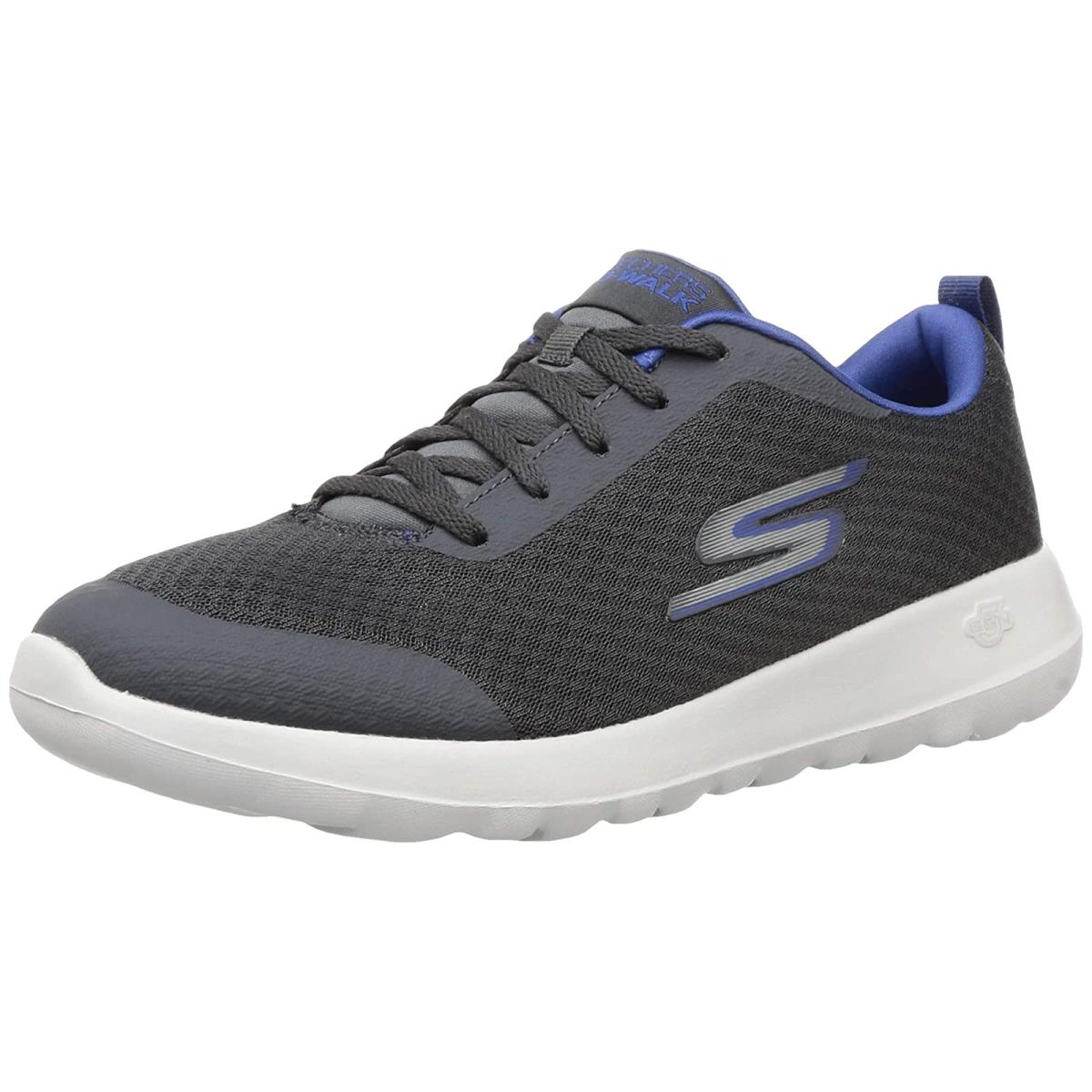 Man`s Sneakers Athletic Shoes Skechers Performance Go Walk Max Charcoal/Blue
