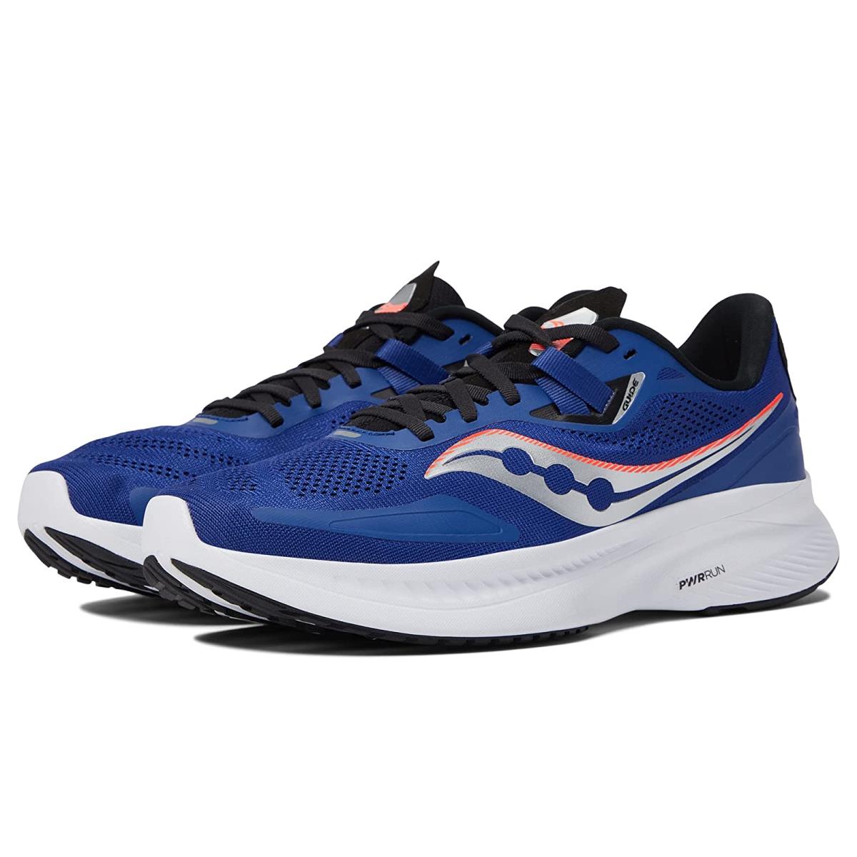 Man`s Sneakers Athletic Shoes Saucony Guide 15 Sapphire/Black