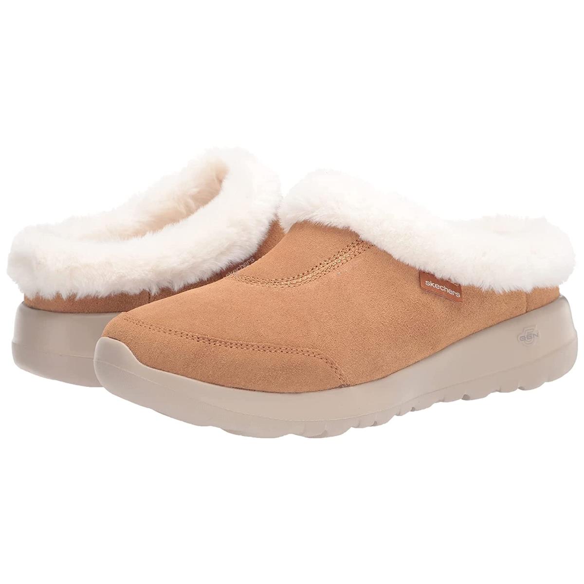 Woman`s Sneakers Athletic Shoes Skechers Performance On-the-go Joy - Cozy Chestnut